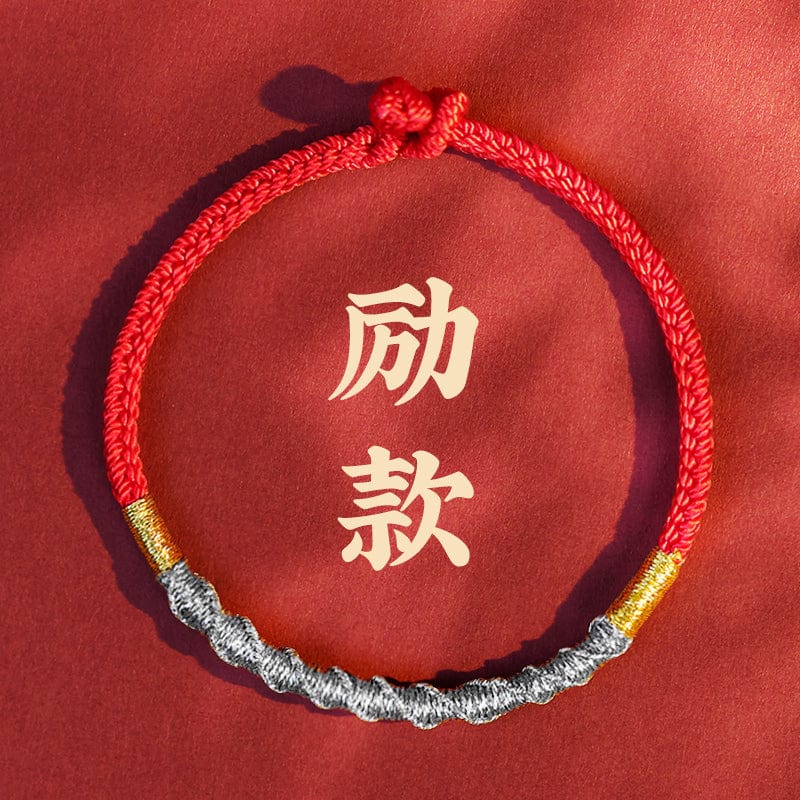 Koi go ashore red rope braided red hand rope bracelet girls small gift inspirational gift men's King Kong knot female students