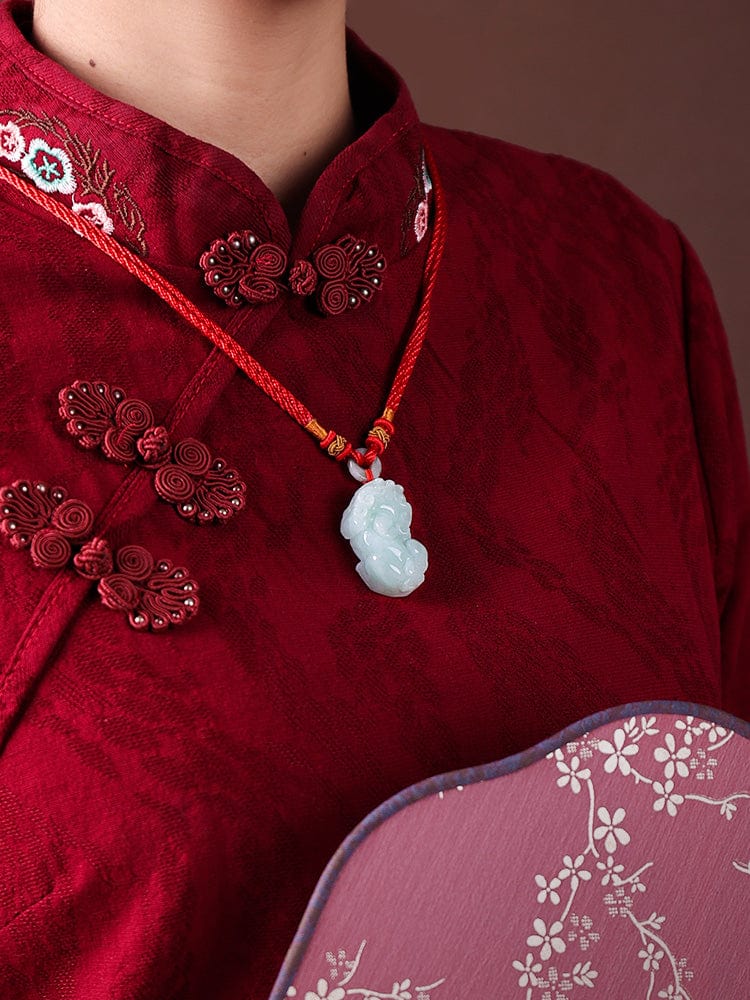Jizhaotang Jade Pixiu Pendant Jade Single Pendant Men's and Women's Couple Necklace Pendant Jade Pendant Gift