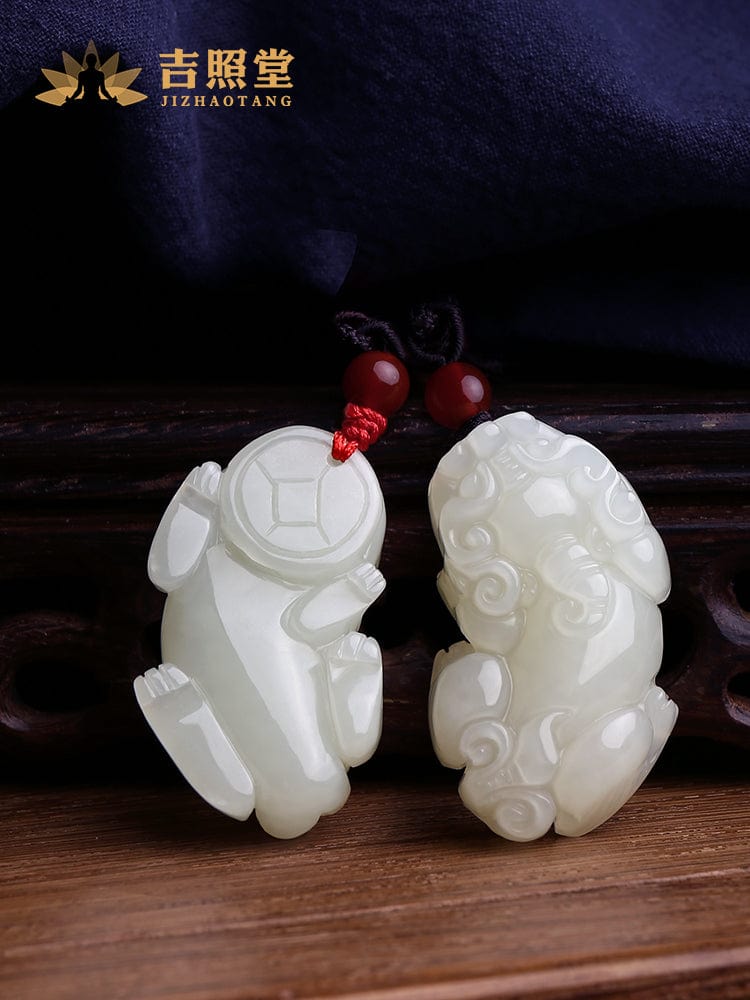 Hetian Jade Pixiu Pendant Jade Pendant Couple Pixiu Gift Ladies Pendant Jade Pichu Single Pendant Men's Necklace Stone 