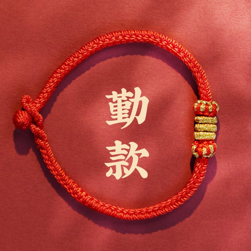 Koi go ashore red rope braided red hand rope bracelet girls small gift inspirational gift men's King Kong knot female students 