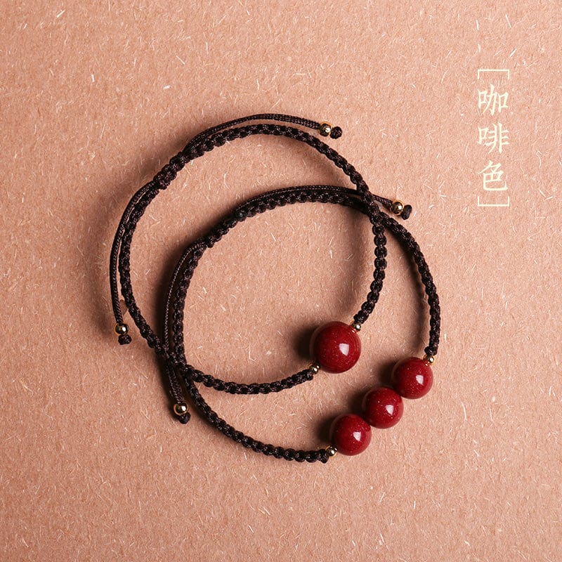 2023 Cinnabar Rabbit Red Hand Rope Red Rope Women's Bracelet Rabbit Year Men's Birth Buddha Manjusri Bodhisattva Samantabhadra Void Tibetan 