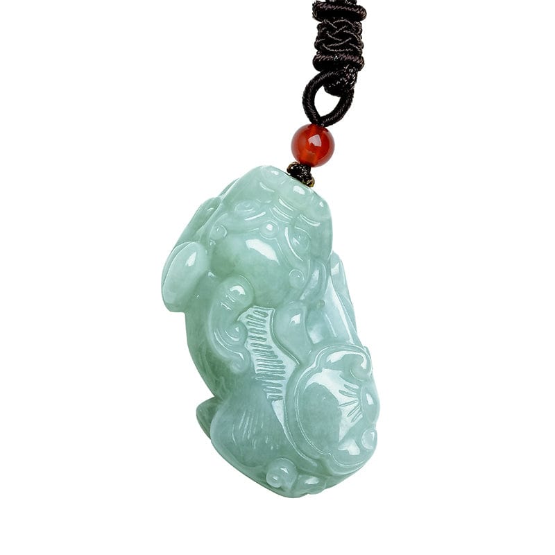 Natural Jade Pixiu Jade Pendant Men's Pixiu Jade Couple Pixiu Necklace Pendant Women's Pendant 